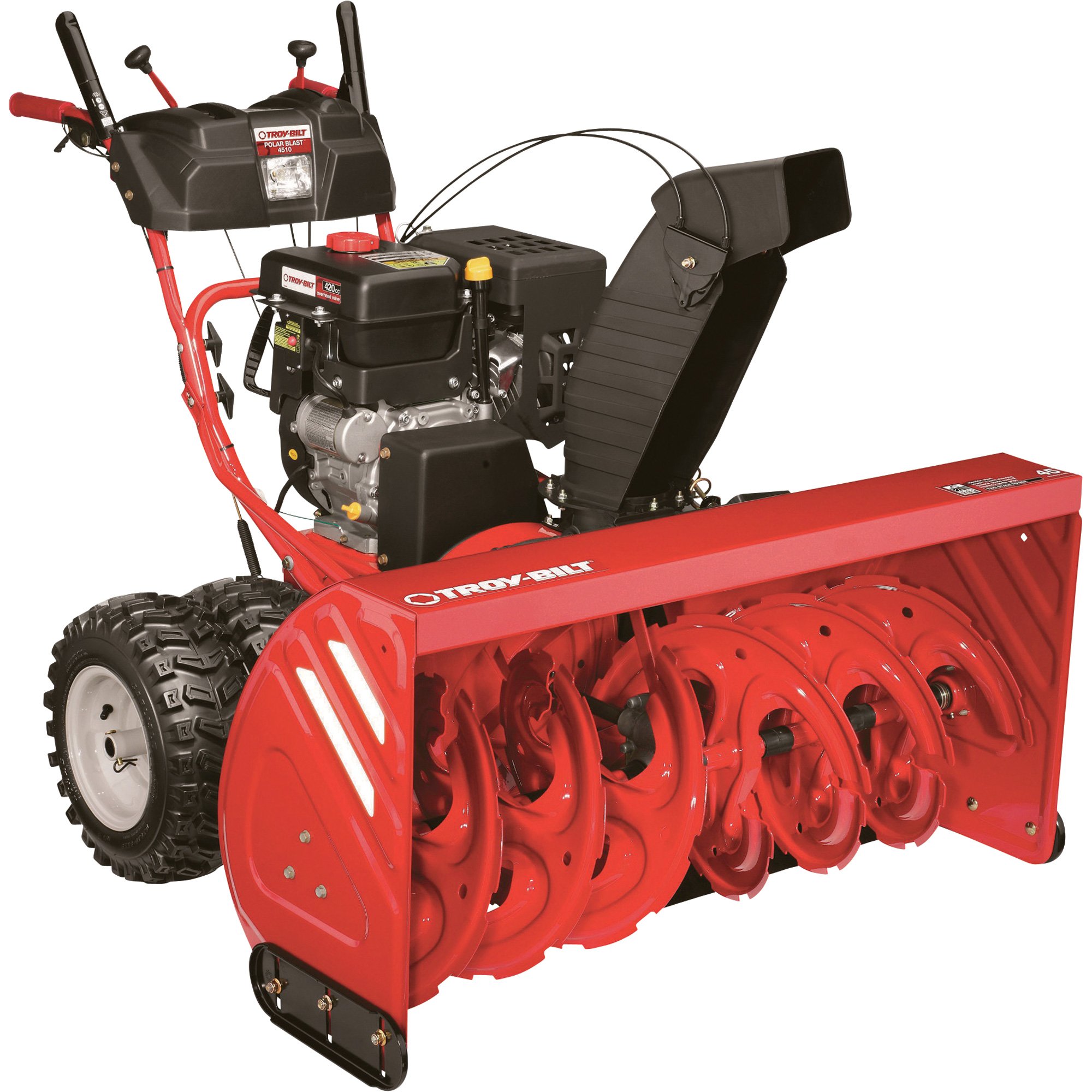 FREE SHIPPING — Troy-Bilt Polar Blast 4510 45in. Electric-Start Snow Blower — 420cc 4-Cycle Engine, Model# 31AH97P7711
